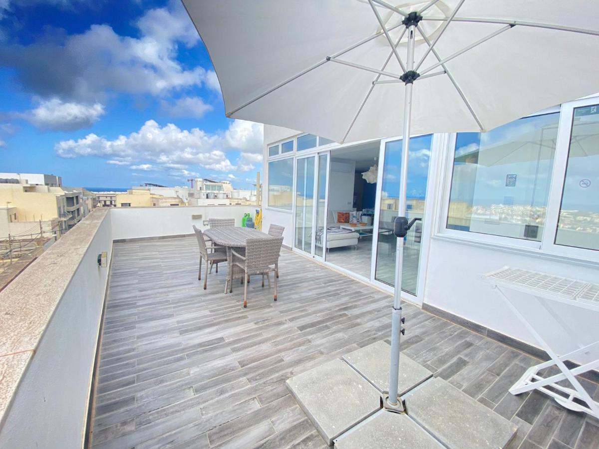 Penthouse "Maltese scent" Appartement Mellieħa Buitenkant foto